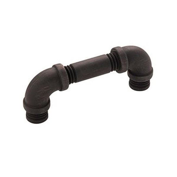 Belwith Products Belwith BWHH076013 VB 3 in. Pipeline Collection Pulls Crystal Clear - Vintage Bronze BWHH076013 VB